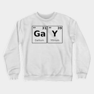 Gay chemician elemts periodic table lgbtq trans queer pride Parade rainbow gift Crewneck Sweatshirt